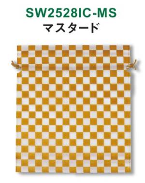 不織布和風柄巾着 市松柄 1000枚（50枚×20袋）